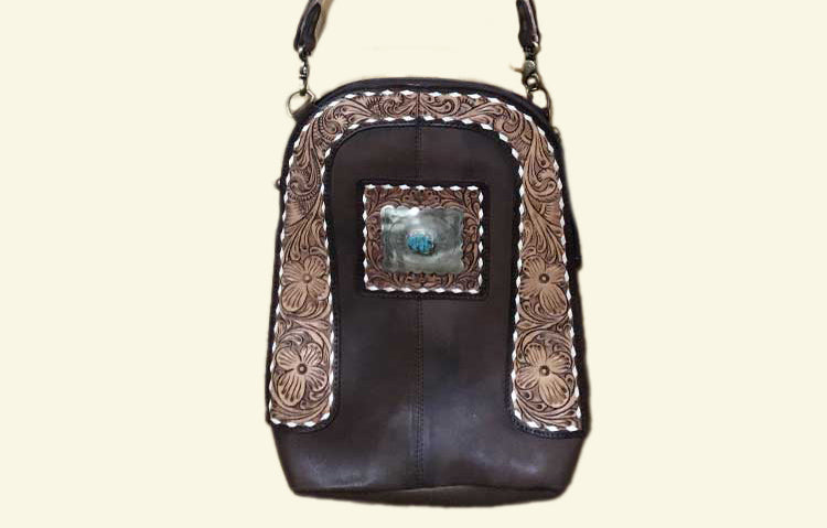 Buy Tory Burch Handbag - Miller Western Flap Shoulder Bag With OG Box &  Dust Bag, Red (SL1088)